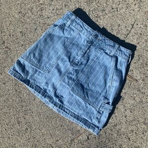 blue with white strips pacsun skirt!